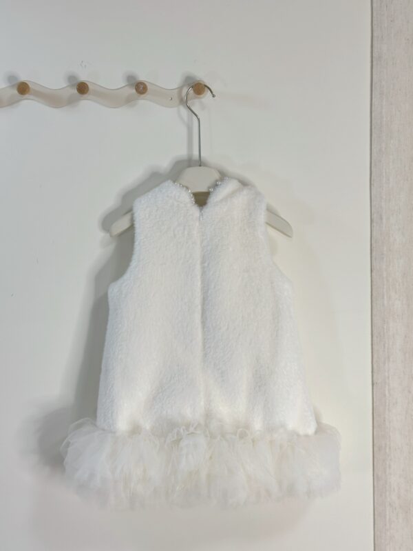 小千金輕奢毛毛背心洋裝